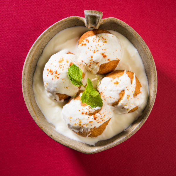 GULAB JAMUN WITH VANILLA ICE CREAM